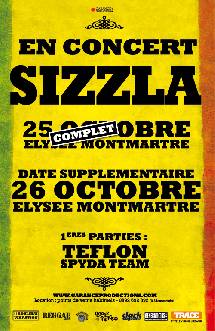 Sizzla complet le 25, nouvelle date le 26 !