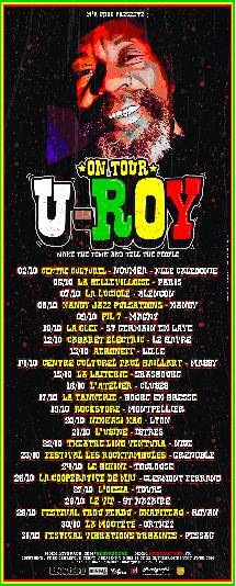Daddy U-Roy en tourn�e fran�aise !