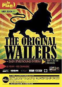 The Original Wailers au Plan le 20 avril