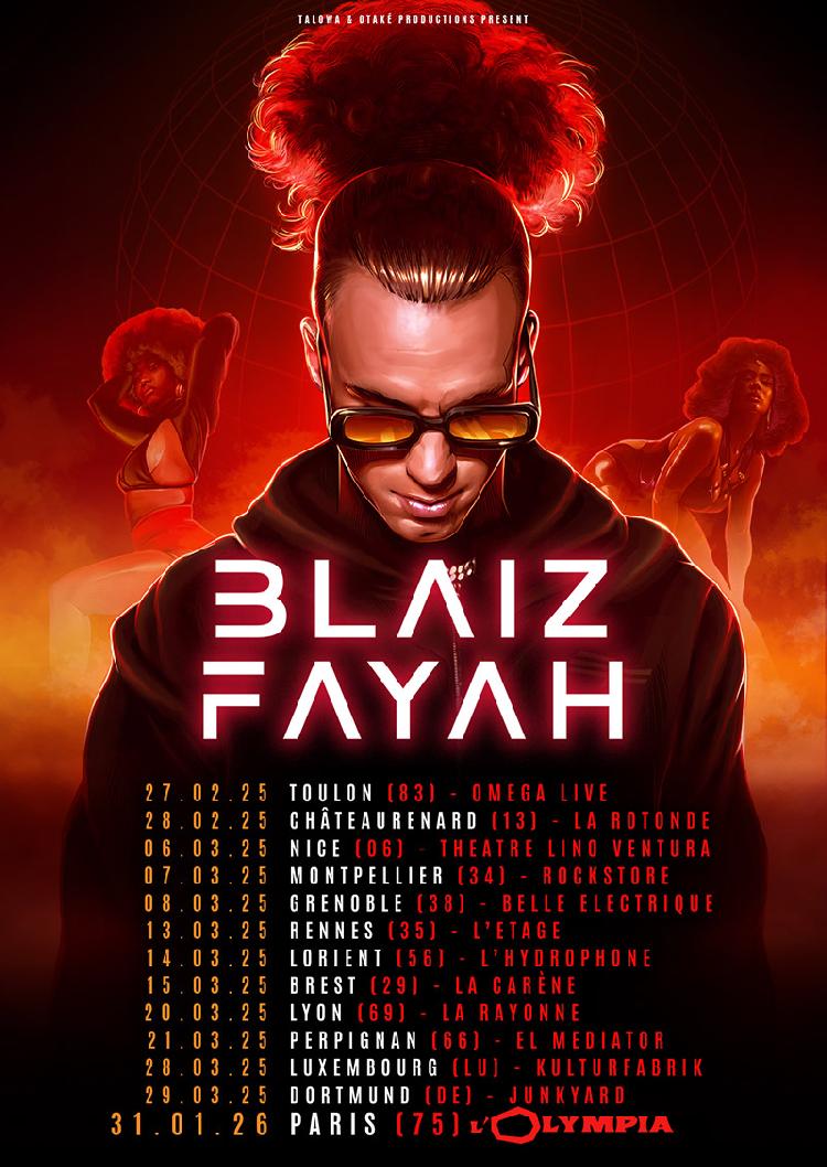 Blaiz Fayah à L'Olympia