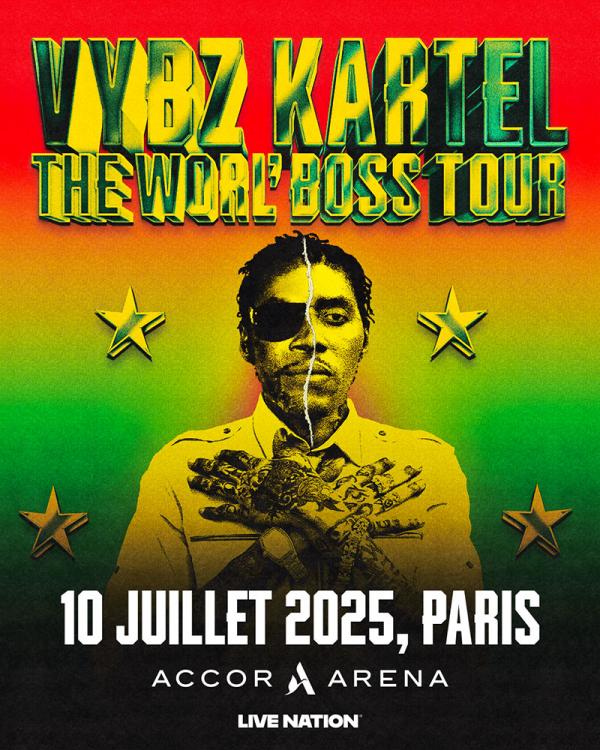Vybz Kartel en concert à Paris