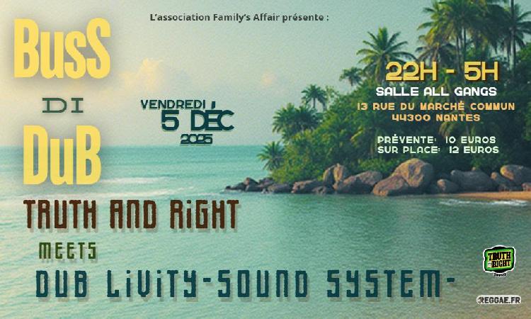 Buss Di Dub avec Dub Livity Sound System
