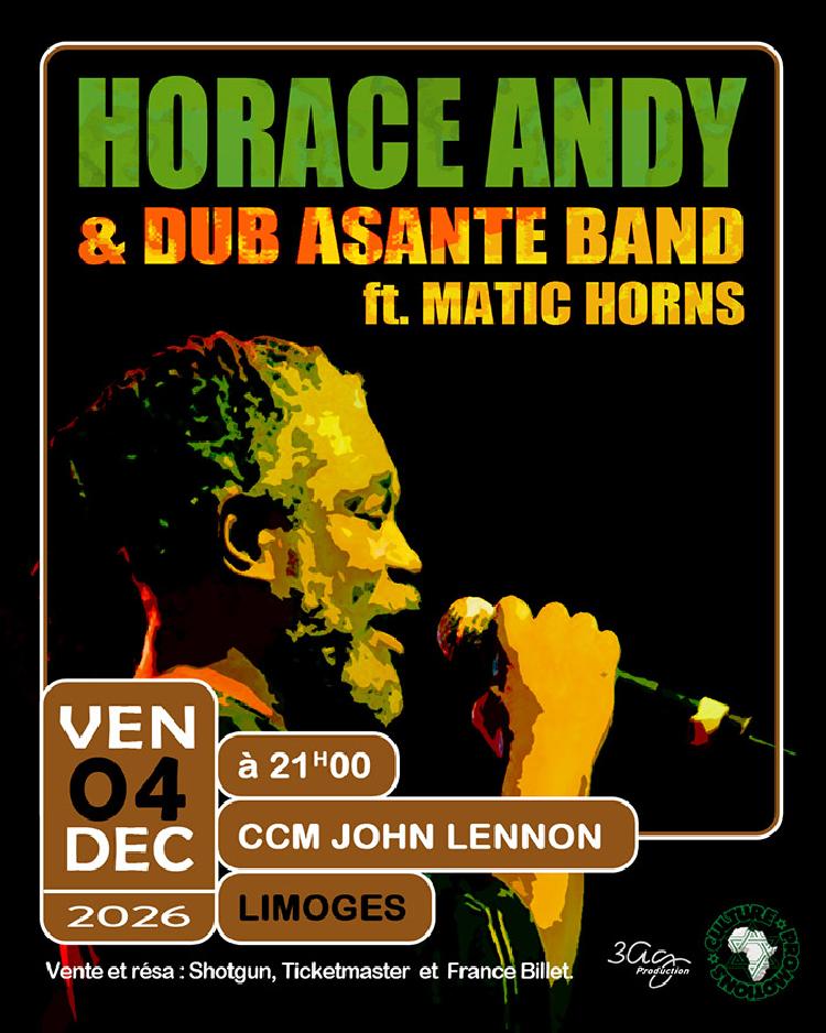 Horace Andy à Limoges