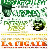 Barrington Levy, Chronixx... @ La Cigale