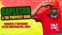 Capleton à Paris le 17 novembre