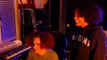 En studio avec Blaiz Fayah & Andreia pour 'Alegria'