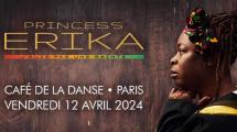 Princess Erika au Café de la Danse le 12 avril