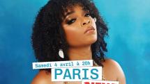 Lila Iké en concert au New Morning à Paris le 4 avril
