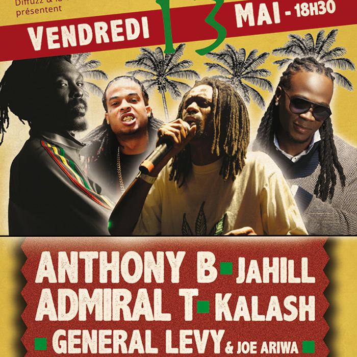 Anthony B, Kalash, Admiral T & more à Melun