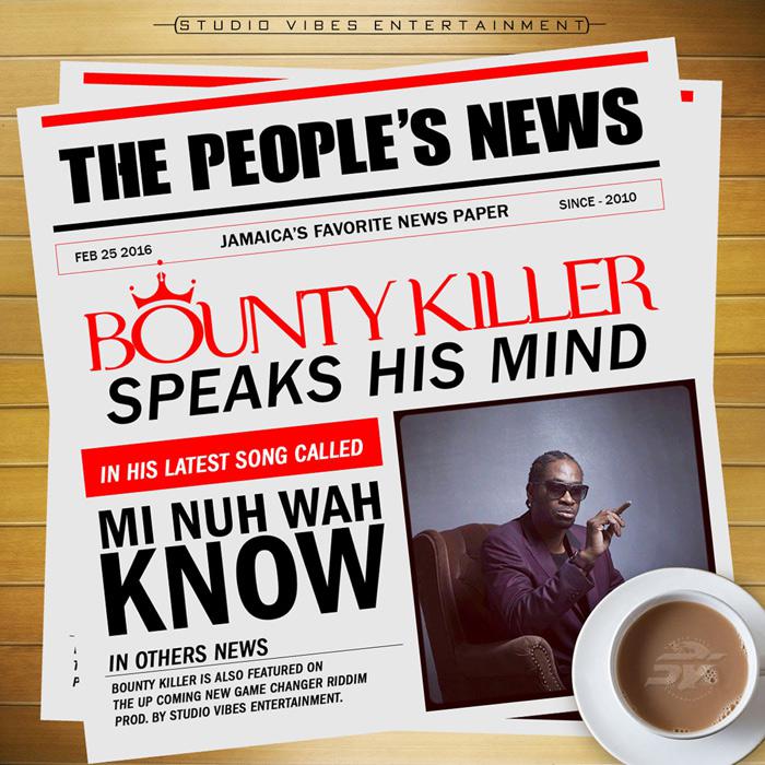 Bounty Killer : 'Nuh Wah Know' le clip