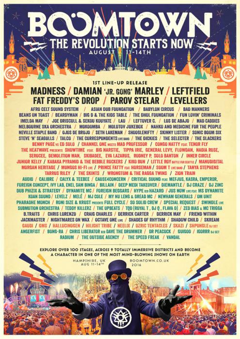 Boomtown Fair 2016 au Royaume-Uni
