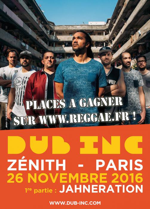 Dub Inc au Zénith de Paris : places à gagner