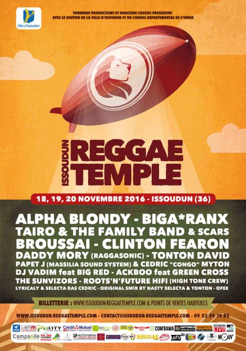 Issoudun Reggae Temple sur 3 jours !