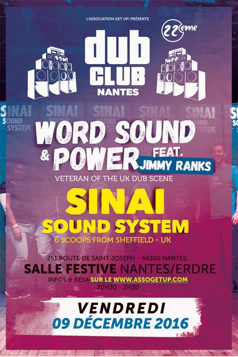 Nantes Dub Club #22 avec Word Sound & Power