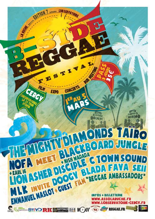 B-Side Reggae Festival début mars à Cergy