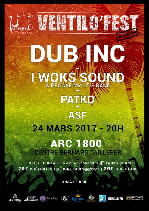 Ventilo'Fest aux Arcs avec Dub Inc