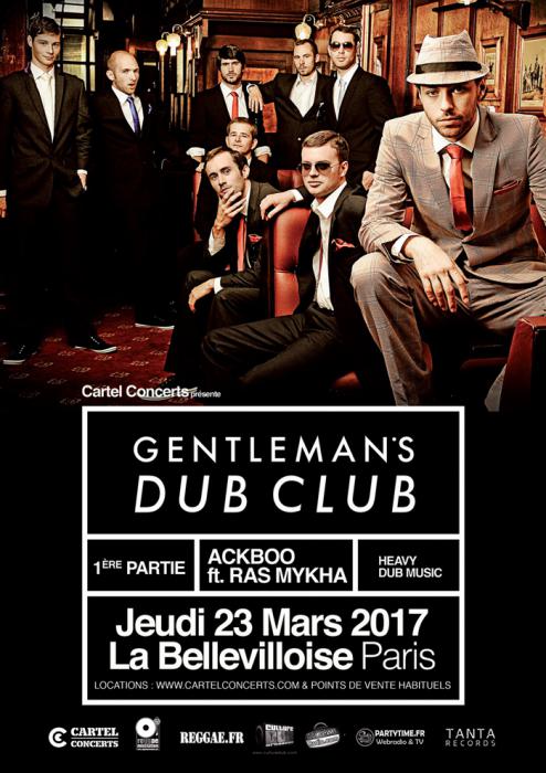 Gentleman's Dub Club & Ackboo à Paris