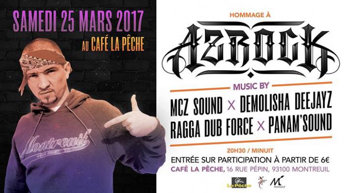 Hommage à Azrock le 25 mars à Paris