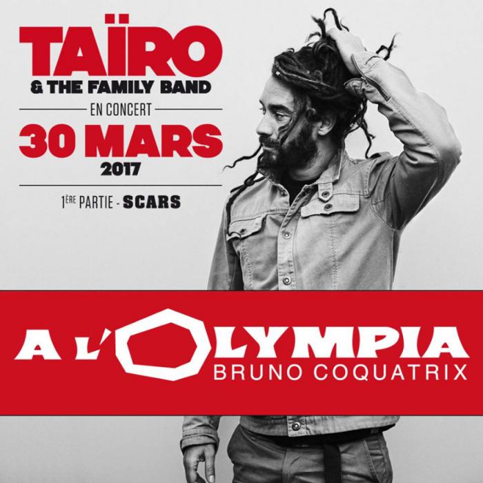 Taïro à L'Olympia le 30 mars