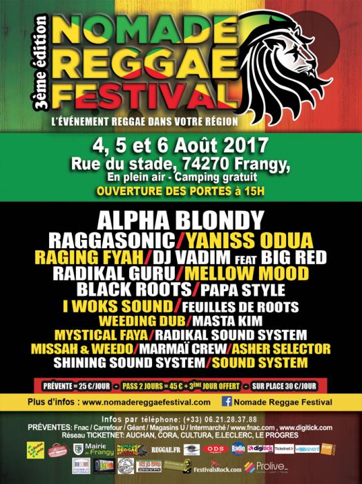 Nomade Reggae Festival en Haute-Savoie