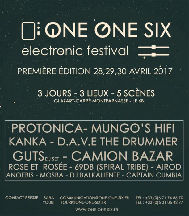 Du dub au festival electro One One Six