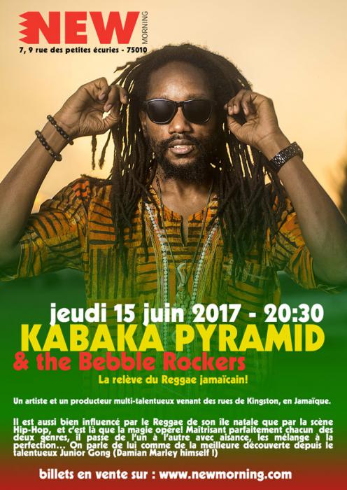 Kabaka Pyramid à Paris le 15 juin