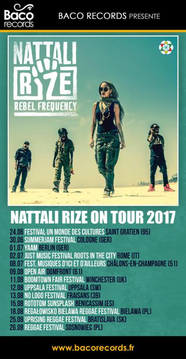 Nattali Rize en tournée européenne