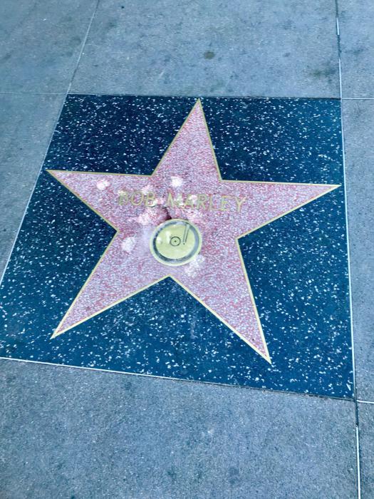 L'étoile de Bob Marley vandalisée à Hollywood