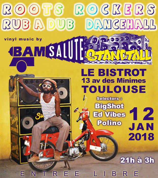 Bam Salute & Stand Tall à Toulouse vendredi