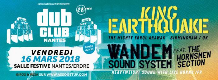 Nantes Dub Club #27 avec King Earthquake