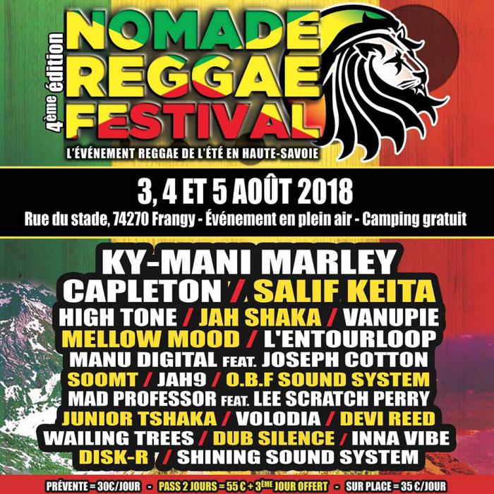 Nomade Reggae Festival : le programme