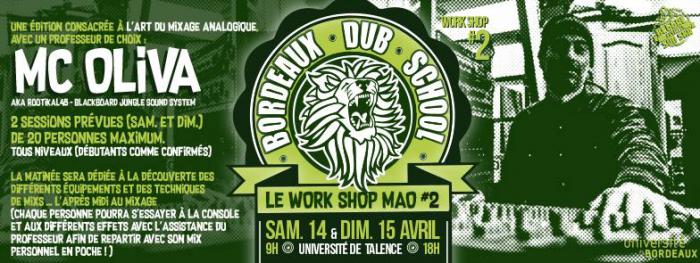 Dub Workshop à Bordeaux avec Blackboard Jungle