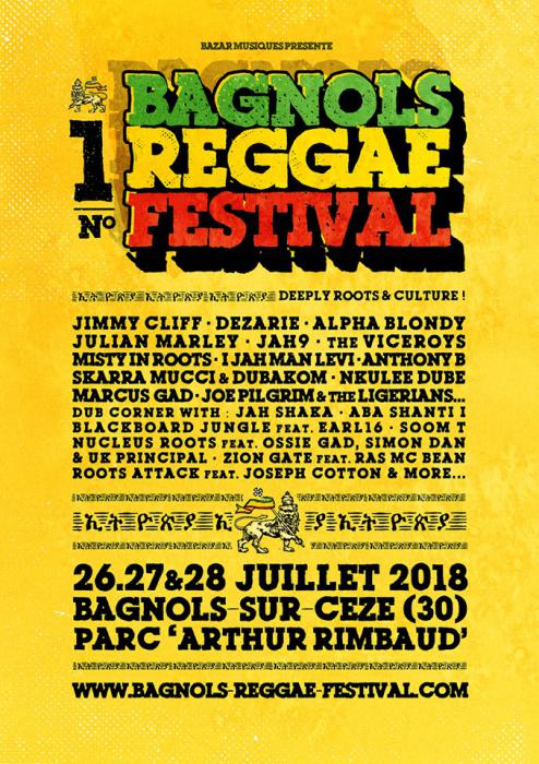 La billetterie du Bagnols Reggae Festival ouverte