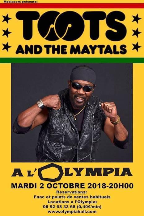 Toots & The Maytals à l'Olympia !