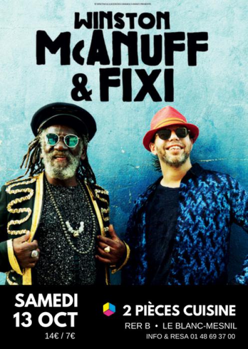 Winston McAnuff & Fixi au Blanc-Mesnil en octobre