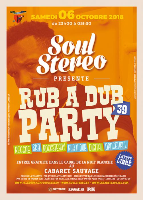 Rub A Dub Party gratuite demain au Cabaret Sauvage