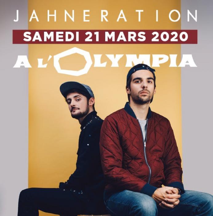 Jahneration à L'Olympia en 2020 !