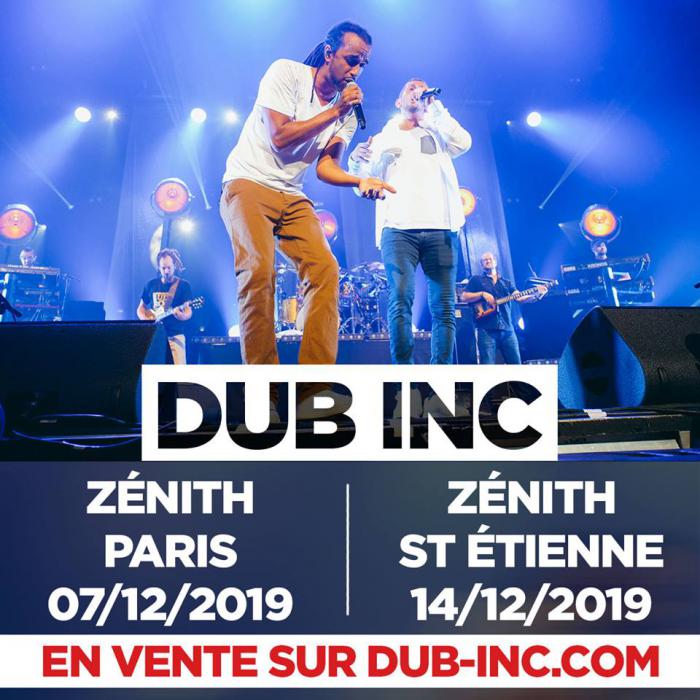Dub Inc de retour aux Zéniths en 2019