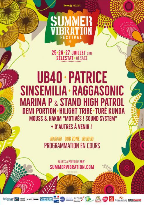 Du nouveau au Summer Vibration Reggae Festival