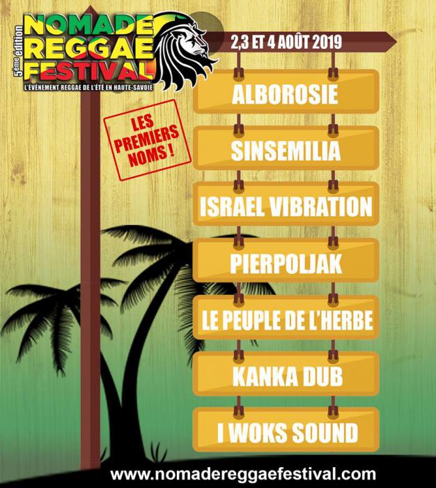Les premiers noms du Nomade Reggae Festival