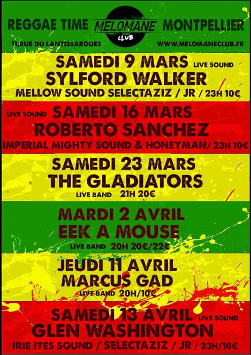 Le reggae à l'honneur au Mélomane Club de Montpellier