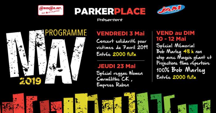 Le programme du Parker Place en mai à Abidjan