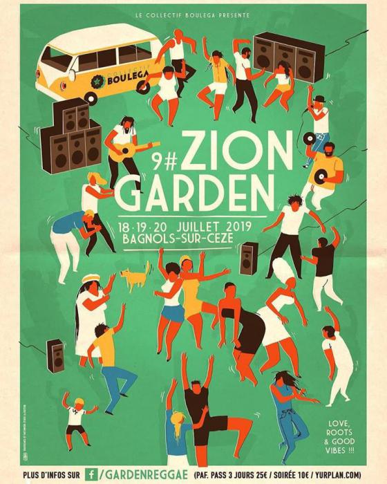 Zion Garden les 18, 19 et 20 juillet