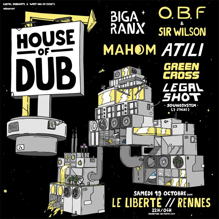 House Of Dub : gros programme à Rennes en octobre