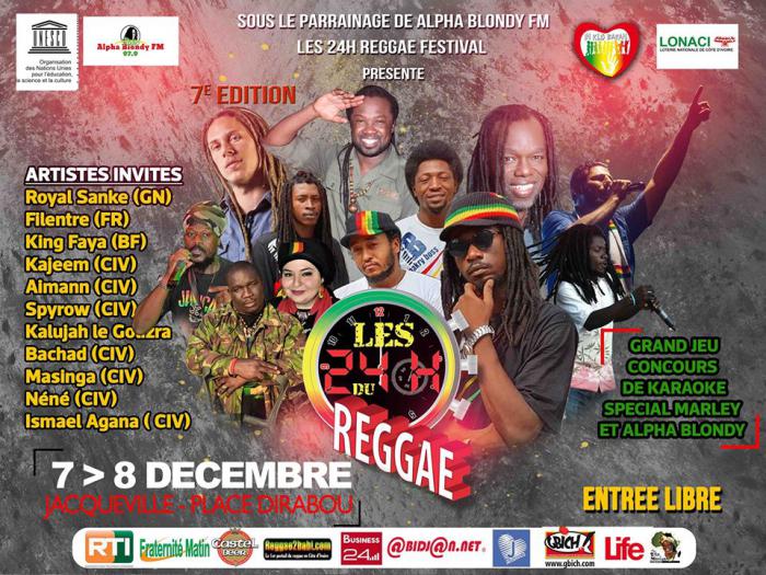 Les 24H du reggae à Abidjan ce week-end