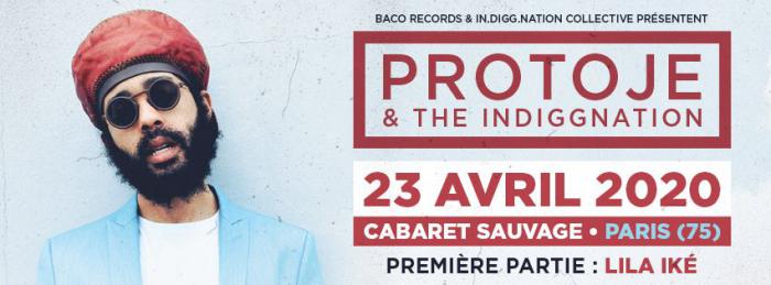 Protoje au Cabaret Sauvage le 23 avril