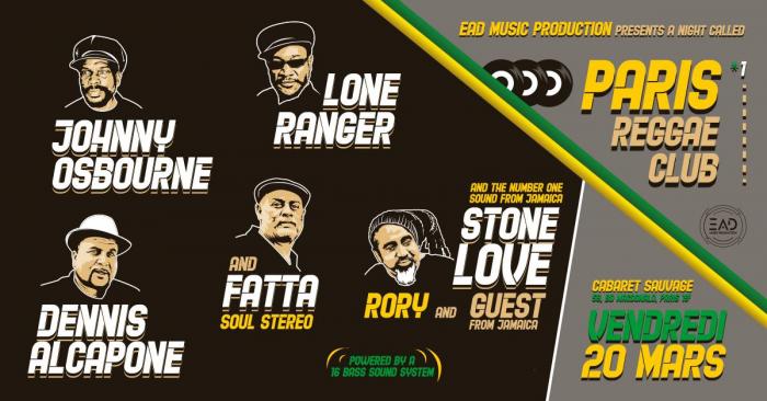 Paris Reggae Club le 20 mars à ne pas manquer