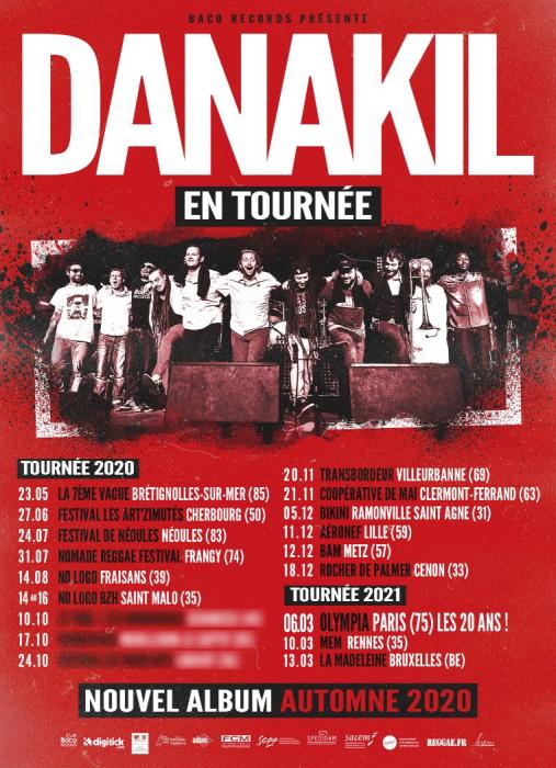 Danakil en tournée dans toute la France