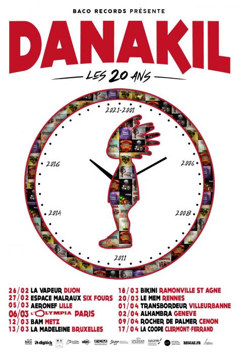 Danakil : les dates de la tournée des 20 ans