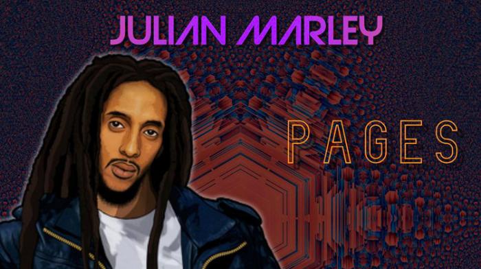 Julian Marley signe 'Pages' 